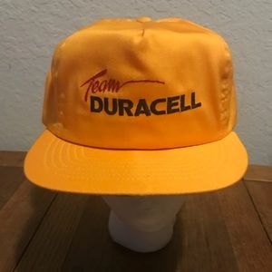 Team Duracell battery vintage hat SnapBack yellow